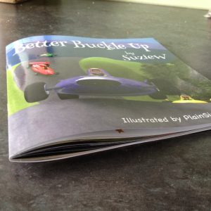 proof copy of saddle stitch book