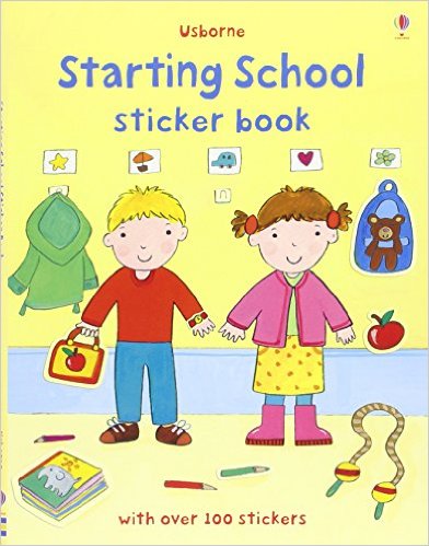 starting school sticker book 