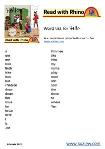 Hello word list